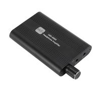 Dilwe Amplificateur de Casque Portable avec Commutateur de Gain à 2 étages, Sortie 16-300 Ohm pour Casque Haute Impédance, Mini DAC USB en Alliage d'aluminium, Son Stéréo Audiophile pour Téléphone