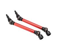 Dilwe Arbre de Transmission Avant et Arrière CVD, fabriqué en Acier et Alliage D'aluminium, Réglable, Antirouille, Résistant à l'usure, avec Une capacité de Charge Plus élevée et des (Rouge)