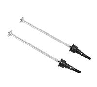 Dilwe Arbres D'entraînement CVD RC en Métal 2 Pièces, Arbre D'entraînement Universel Stable et Robuste avec Haute Précision pour Hobao 10SC 1/10 RC Carte Courte Mini St TT