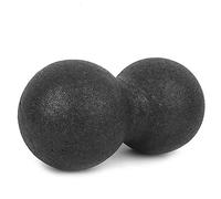 Dilwe Balle de Massage de Yoga, Rouleau en Mousse EPP 24 X 12 Cm pour le Cou, le Dos, les Bras, les Jambes, avec Points D'acupuncture Multizones, pour Soulager les Douleurs Musculaires (BLACK)