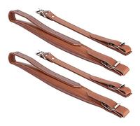Dilwe Bandoulière Accordéon 2 Pièces, Sangles Réglables en Cuir PU pour Basses 16-120, avec Boucles Robustes pour une Installation Facile