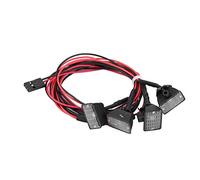 Dilwe Barre Lumineuse de Toit RC LED, Accessoire de Barre Lumineuse RC Roof Crawler LED (Blanc)