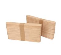 Dilwe Bâtons D'épilation à la Cire, Bâtons Applicateurs Multifonctionnels en Bois de Bouleau pour L'application de Cire, Grattage, avec un Design Jetable Respectueux de la Peau, pour