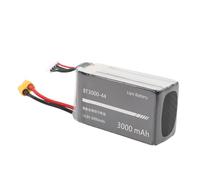 Dilwe Batterie D'Hélicoptères RC, Remplacement de Batterie au Lithium 14.8V 3000mAh pour Flywing BELL206 pour Hélicoptères UH1 RC