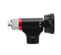 Dilwe Bike CO2 Inflateur, Pompe de Pneus en Alliage en Aluminium Portable avec Manche de Protection de Gel, Inflation Rapide à Haute Pression, Pression de Précision pour Les Vélos de Route et de