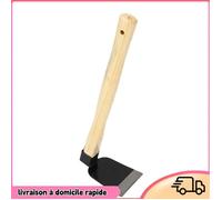 Dilwe Binette de Désherbage Ergonomique - Légère avec Manche Bois et Acier Carbone - Idéale pour le Jardin