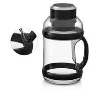 Dilwe Blender de Smoothie Portable, Bouteilles de Jus, Machine à Boucles Rechargeable USB 2L avec 6 Lames, 18000 Tr/Min pour la Gymnase de la Maison de Cuisine, Conception à Double Couvercle,