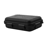 Dilwe Boîte Antichoc, Caisse de Récipient de Stockage de Survie Antichoc Imperméable pour l'activité en Plein Air,Boîte avec Coussin Antichoc, Contenat Etanche(大号-Noir)