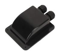 Dilwe Boîte de Presse-étoupe Solaire à Double Entrée de Câble, Matériau ABS pour Toit de Bateau de Camping-Car avec Connecteur étanche IP68, Installation Facile, étanchéité Sécurisée (Black)