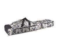 Dilwe Boîte de rangement pour canne à pêche, sac de rangement portable avec 3 couches, capacité spacieuse pour le matériel de pêche, accès facile, rangement supplémentaire pour leurres, durable et