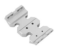 Dilwe Boîte de Vitesses de Vitesses RC en Alliage en Aluminium pour RGT 136100 1/10 Accessoires de Voiture Crawler Idéal pour RC Car Collector (Argent 680027S)