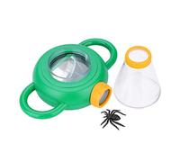 Dilwe Boîte Loupe à Insectes Observateur Bidirectionnel Laboratoire Microscope Observatoire Explorateur à Insectes Portable À 2 Voies Jeu Éducatif Scientifique Jouet Exploration Cadeaux Enfants