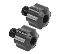 Dilwe Bouchons de Trou de Rétroviseur de Moto, Jeu de Boulons de Trou de Rétroviseur en Alliage d'aluminium CNC, Kit de Vis Anodisées à Filetage Profond de 8 Mm pour les Conducteurs de Siège de