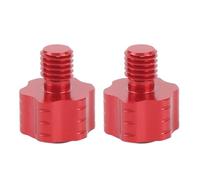 Dilwe Bouchons de Trou de Rétroviseur de Moto, Jeu de Boulons de Trou de Rétroviseur en Alliage d'aluminium CNC, Kit de Vis Anodisées à Filetage Profond de 8 Mm pour les Conducteurs de Siège de
