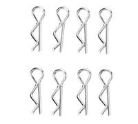 Dilwe Boucle de Coque de Voiture RC, Clips R de Voiture RC à Installation Simple pour Camion de Voiture RC à L'échelle 1/12 1/14