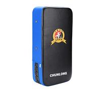 Dilwe - Bouclier de frappe en similicuir de qualité pour boxe, karaté, arts martiaux, kickboxing, muay thai, bleu