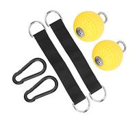 Dilwe Boule de Poignées de Traction, Matériau EVA avec Crochet en Acier Inoxydable 304 et Sangle en Nylon pour L'entraînement de la Force des Bras, équipement D'exercice Léger et Durable