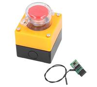 Dilwe Bouton d'alimentation sans Fil pour PC, Interrupteur d'alimentation pour Ordinateur de Bureau ABS avec Télécommande 5 M, Installation de Carte Mère USB 5 V, Contrôleur Externe pour Tour PC de