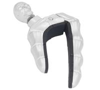 Dilwe Bouton de Guitare Tête de Mort, Mécanisme de Verrouillage à Rouleau Antidérapant pour Guitares électriques Acoustiques, ukulélé (SILVER)
