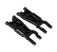 Dilwe Bras de Suspension RC, Bras Oscillants Avant en Alliage d'aluminium avec Plaque de Carbone pour Véhicule télécommandé 1/8 SLEDG (Black)