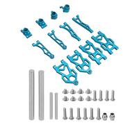 Dilwe Bras de Suspension RCBras de Suspension en Alliage d'aluminiumBras de Suspension de Voiture RC, Bras de Suspension Supérieurs et Inférieurs RC Kit de Bras Oscillant en Alliage