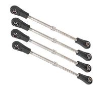 Dilwe Bras de Suspension Supérieur Arrière Réglable 4 Pièces, Bras de Liaison de Biellette de Direction en Métal avec Plage de 93 à 102 Mm, pour Camion de Voiture 1/10 RC Himoto LRP