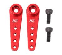 Dilwe Bras Servo 2 Pièces 25T, 4 Trous, Rouge