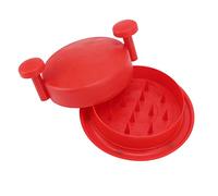 Dilwe Broyeur de Viande Manuel, Outil de Déchiquetage de Poulet avec Base Antidérapante et Poignée Ergonomique pour Porc effiloché, Bœuf, Préparation de Légumes, Cuisine, Barbecue, Camping (Rouge)