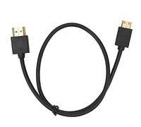 Dilwe Câble HDMI 4K 50CM, Compatibilité Multi-appareils Adaptateur de Câble HD Pratique Portable Léger pour Télévision Haute Définition, Cinéma Maison, Projecteur, Etc.