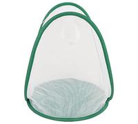 Dilwe Cage en pour de Papillons avec Poignées Pratiques pour Une Observation Facile des Insectes, Idéale pour Cultiver de Petits Insectes Colorés Blanc et Vert 33 X 33,5 X 36,5 Cm