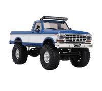Dilwe Camion RC 1/16, Camionnette RC Haute Vitesse 2.4G, Jouet de Course de Voiture Tout-Terrain télécommandé avec Lumière pour Enfants (Blue)