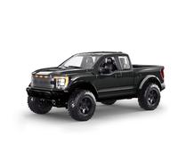 Dilwe Camion RC, Camionnette Télécommandée 1:12 à 4 Roues Motrices avec Lumières LED, Voiture RC Hors Route Rapide 2,4 GHz avec Régulateur de Vitesse (Black)