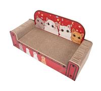 Dilwe Canapé-lit Griffoir pour Chat Extra Large en Papier ondulé Multifonctionnel pour Se Reposer et Jouer, Durable et Sûr pour Les Grands Chats et Plusieurs Félins (M 100x70cm / 39.37x27.56in)