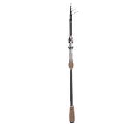Dilwe Canne à Pêche Télescopique en Fibre de Carbone, Canne à Pêche en Mer de 1,8 M, 2,1 M, 2,4,7 avec Poignée Antidérapante en EVA et Porte-Moulinet Solide, pour la au (.8)