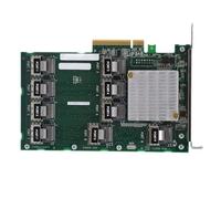 Dilwe Carte D'extension PCIe SAS Gestion Flexible du Stockage pour Serveur DL380 388 G9 G10, 9 Ports, Prend en Charge L'extension de 24 Disques Durs, Installation et Maintenance Faciles