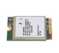 Dilwe Carte WiFi MT7921 NGFF M.2, Double Bande 1800 Mbps, Carte Réseau sans Fil Haut Débit pour PC avec Prise en Charge 802.11ax pour 10/11