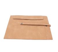 Dilwe Cas de Sac de Poche de Rangement de Bande de Montre en Cuir pour Watch 8 7 6 5 4 SE Organisateur de Style Vintage Fait à la Main avec du Matériau Premium Protège Les Accessoires (Brun Clair)