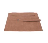 Dilwe Cas de Sac de Poche de Rangement de Bande de Montre en Cuir pour Watch 8 7 6 5 4 SE Organisateur de Style Vintage Fait à la Main avec du Matériau Premium Protège Les Accessoires (Marron foncé)