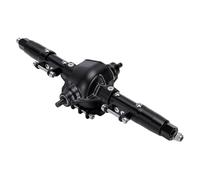 Dilwe Centre D'essieu sur Chenilles 1/10 RC pour Mise à Niveau en Aluminium SCX10 (Black)