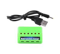 Dilwe Chargeur de Batterie de Drone, Chargeur Multiple 6 en 1 avec Protection Contre Les Surcharges pour Station de Batterie X5C Drone RC LiPo