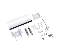 Dilwe Charrue Avant sur Chenilles RC à échelle 1/18, Amortissement Hydraulique en Alliage et Installation Directe par Boulon, Aucune Modification Requise (Silver)