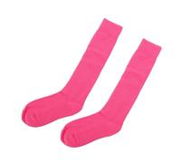 Dilwe Chaussettes de clôture en coton respirant jusqu'au genou avec talon 3D et soutien du genou renforcé pour l'entraînement de sabre en Foil Epee et les compétitions Rose 1 paire