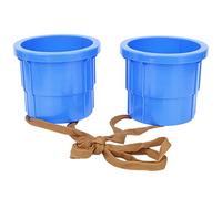 Dilwe Chaussures sur échasses pour Enfants, Jouet de Marche pour L'entraînement de la Coordination de L'équilibre avec Base Stable, Matériau PVC de qualité Supérieure, adapté aux Jeux (Blue)