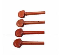 Dilwe Chevilles D'accordage de Violon, 4 Chevilles en Bois de Palissandre pour Violon 4/ avec Trous Pré-percés, Ensemble de en Bois Massif Fabriqués à la Main pour