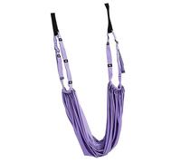 Dilwe Civière de Jambe, Sangle d'étirement élastique avec Boucles pour l'entraînement du Bas du Dos et la Pratique du Poirier, Sangle Attachée à la Porte en Coton et Polyester pour Le Yoga, la