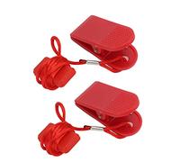 Dilwe Clé de sécurité pour Machine à Courir, Interrupteur de sécurité Magnétique Professionnel Compact et Facile à Installer, Idéal pour les Entraînements en Salle de Sport (Modèle 20 * 35mm)