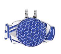 Dilwe Clip pour Chapeau de Marqueur de Balle de en Fer avec Pièce Ronde 4 X 3 X 0,5 Cm Léger 21 G 3 Couleurs pour Les Tours d'entraînement et l'utilisation des Parcours par Les Golfeurs Hommes et