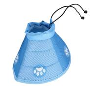 Dilwe Collier de Cône de Chat, Cône de Protection du Cou de Chat, Collier de Récupération Réglable pour Animaux de Compagnie pour Empêcher Les Blessures de Léchage (M)