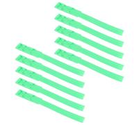 Dilwe Colliers D'identification Durables pour Le Marquage du Bétail et L'utilisation à la Ferme, en Plastique Léger, 4 Options de Couleurs, 10 Pièces (Green)