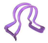 Dilwe Collimateur D'arc de Violon, Guide de Pratique D'archet avec Base de Protection en Silicone pour Violons D'étudiant de Taille 1/4 1/8 1/10 (PURPLE)